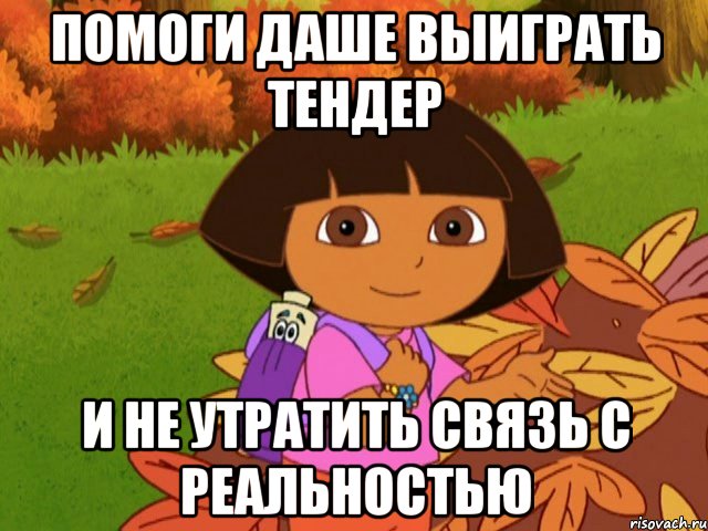помоги даше выиграть тендер и не утратить связь с реальностью