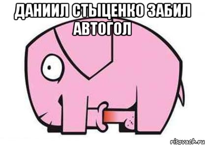 Даниил Стыценко забил автогол 