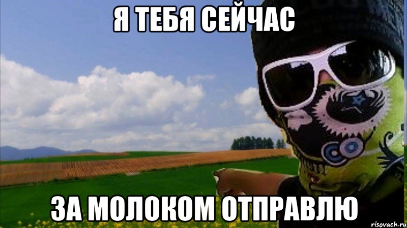 я тебя сейчас за молоком отправлю, Мем съебал