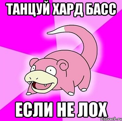 танцуй хард басс если не лох, Мем слоупок