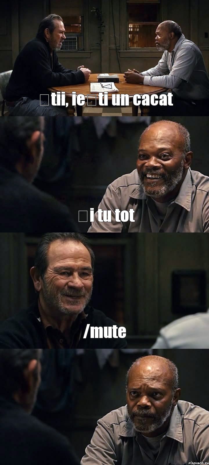 Știi, iești un cacat și tu tot /mute , Комикс The Sunset Limited