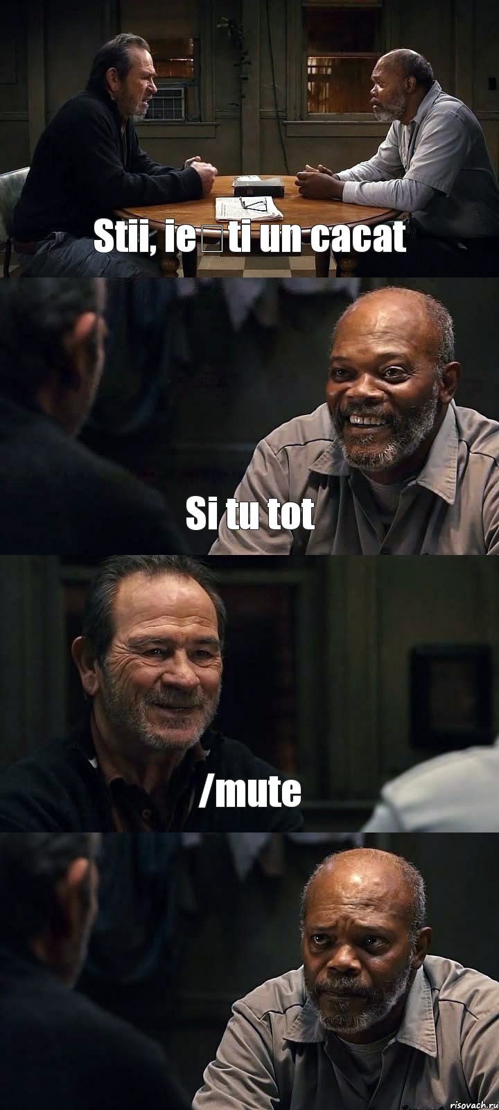 Stii, iești un cacat Si tu tot /mute , Комикс The Sunset Limited