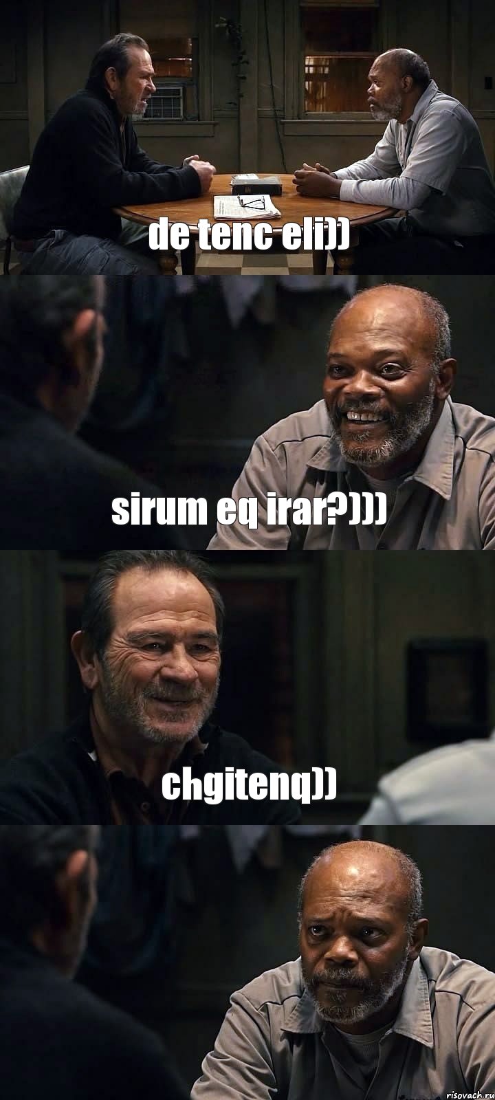 de tenc eli)) sirum eq irar?))) chgitenq)) , Комикс The Sunset Limited