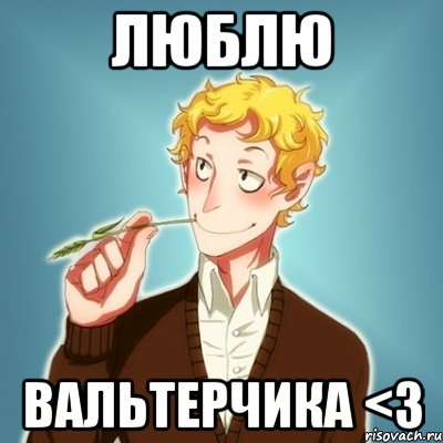 ЛЮБЛЮ ВАЛЬТЕРЧИКА <3, Мем Типичный Есенин