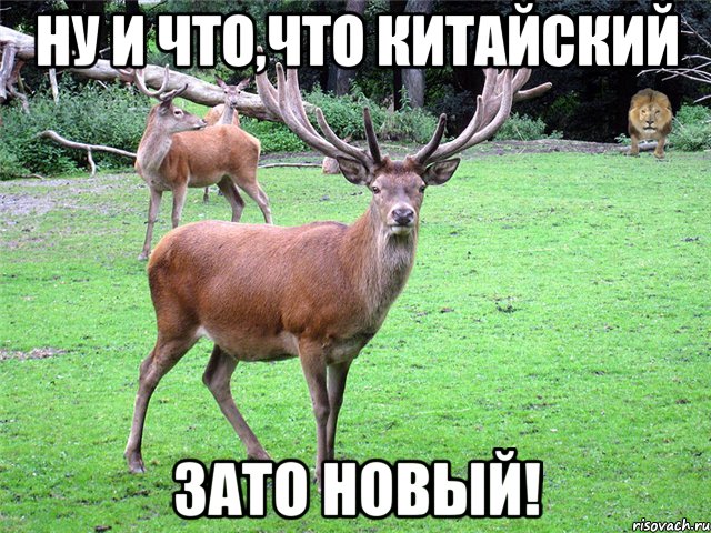 ну и что,что китайский зато новый!