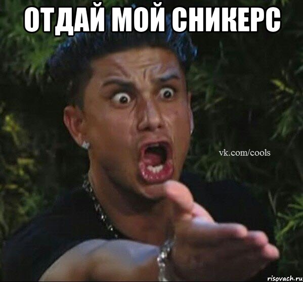отдай мой сникерс 