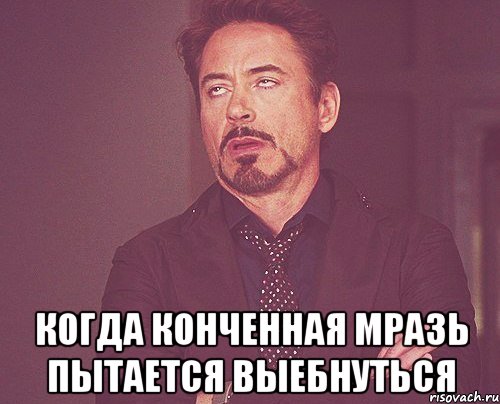  Когда Конченная мразь пытается выебнуться, Мем твое выражение лица