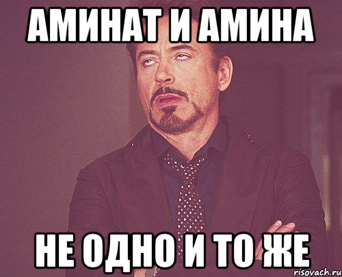 аминат и амина не одно и то же, Мем твое выражение лица