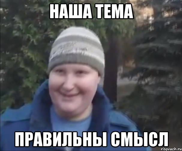 Наша тема Правильны смысл