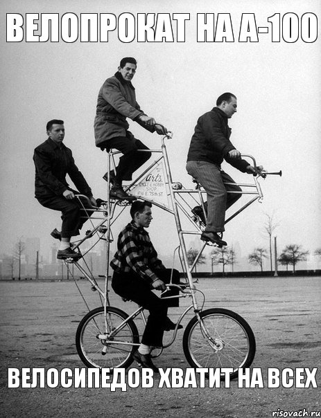 велопрокат на а-100 велосипедов хватит на всех, Комикс velo 2