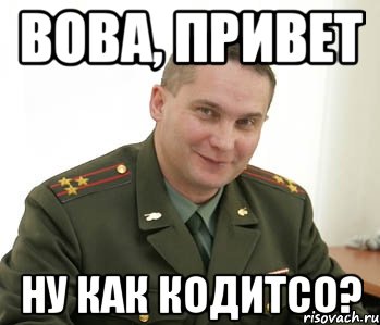 ВОВА, ПРИВЕТ НУ КАК КОДИТСО?, Мем Военком (полковник)