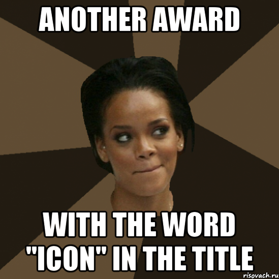 another award with the word "icon" in the title