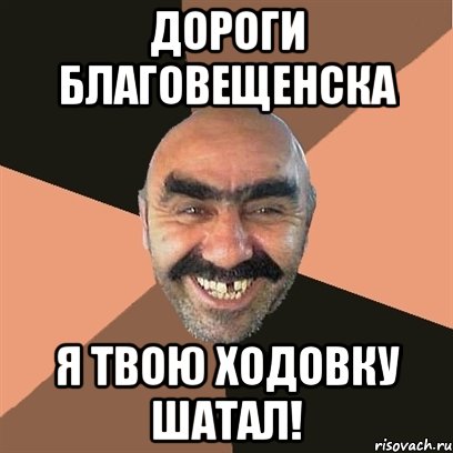 Дороги Благовещенска Я твою ходовку Шатал!, Мем Я твой дом труба шатал