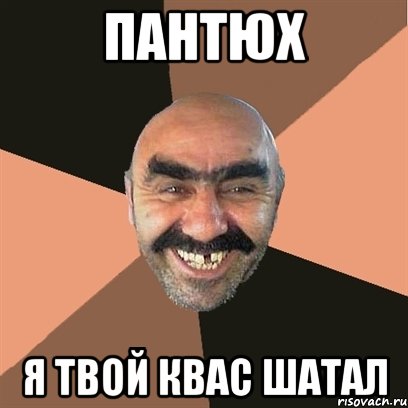 Пантюх я твой квас шатал, Мем Я твой дом труба шатал