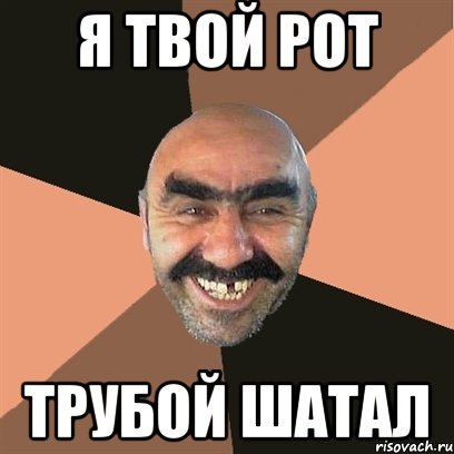Я твой рот трубой шатал, Мем Я твой дом труба шатал