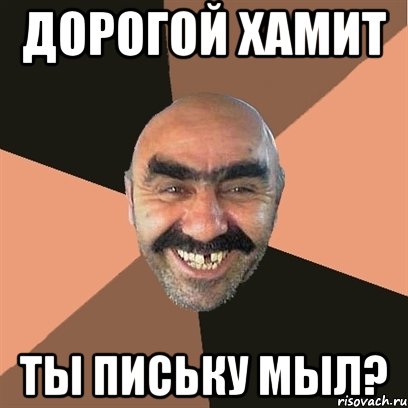 Дорогой Хамит Ты письку мыл?, Мем Я твой дом труба шатал