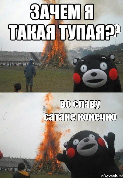 Зачем я такая тупая? 