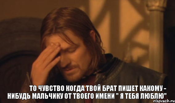 То чувство когда твой брат пишет какому - нибудь мальчику от твоего имени " Я тебя люблю", Мем Закрывает лицо