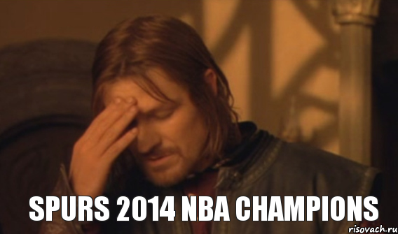 Spurs 2014 Nba champions, Мем Закрывает лицо