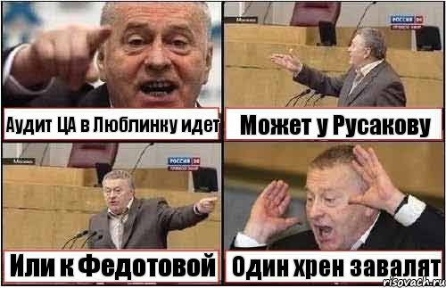 Аудит ЦА в Люблинку идет Может у Русакову Или к Федотовой Один хрен завалят, Комикс жиреновский