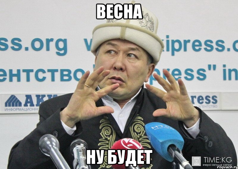 весна ну будет, Мем Зима не будет