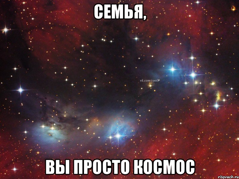 Семья, вы просто космос