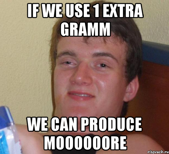 If we use 1 extra gramm We can produce moooooore, Мем 10 guy (Stoner Stanley really high guy укуренный парень)