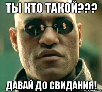 Ты кто такой??? Давай до свидания!, Мем  а что если я скажу тебе