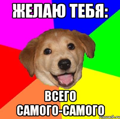 Желаю тебя: Всего самого-самого, Мем Advice Dog