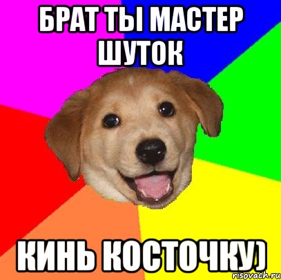 Брат ты мастер шуток Кинь косточку), Мем Advice Dog