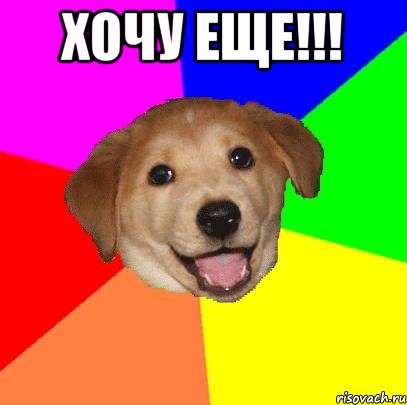 ХОЧУ ЕЩЕ!!! , Мем Advice Dog