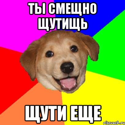 ты смещно щутищь щути еще, Мем Advice Dog