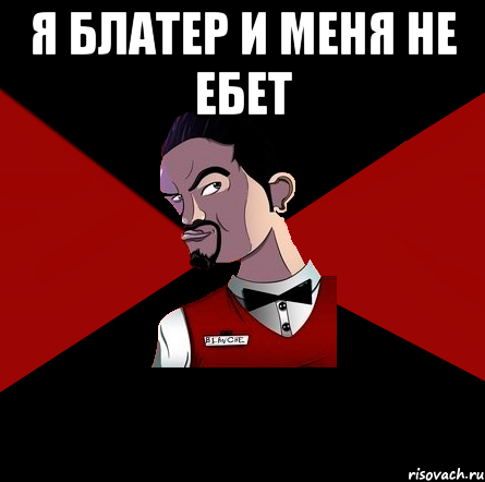 Я блатер и меня не ебет 