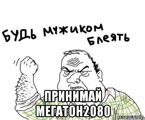  Принимай Мегатон2080, Мем блять
