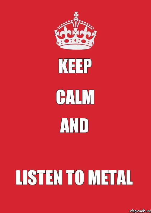 keep calm and listen to metal, Комикс Keep Calm 3