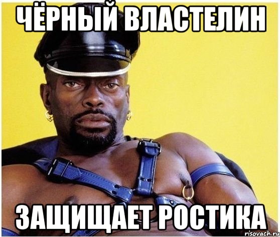 Чёрный властелин Защищает Ростика, Мем Черный властелин
