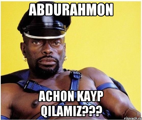 Abdurahmon achon kayp qilamiz???, Мем Черный властелин