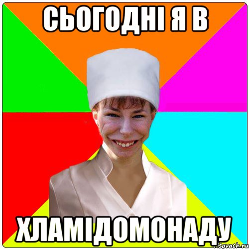 СЬОГОДНІ Я В ХЛАМідомонаду