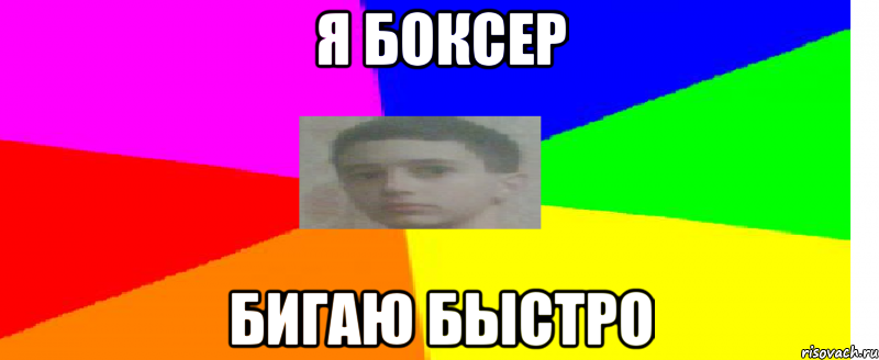 Я Боксер бигаю быстро