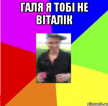 галя я тобі не віталік 