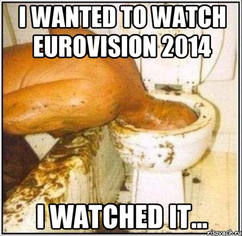 I wanted to watch Eurovision 2014 I watched it..., Мем Дайвер