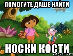 Помогите Даше Найти Носки Кости