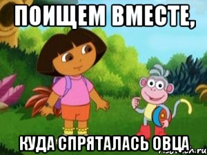 Поищем вместе, куда спряталась овца