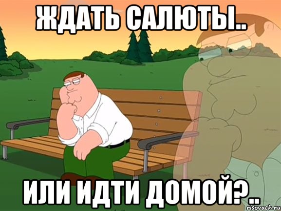 Ждать салюты.. Или идти домой?..