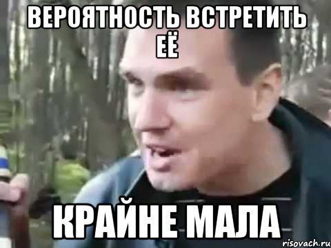 Вероятность встретить её КРАЙНЕ МАЛА, Мем Фаер Резист