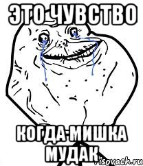 Это чувство когда Мишка мудак, Мем Forever Alone