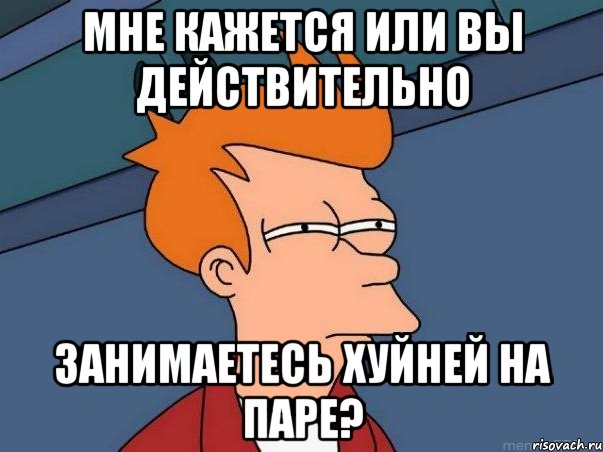 Мне кажется или вы действительно занимаетесь хуйней на паре?, Мем  Фрай (мне кажется или)