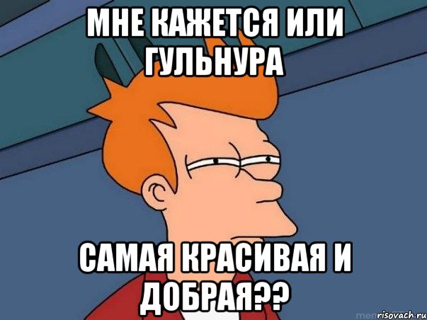 Мне кажется или ГУЛЬНУРА Самая красивая и добрая??, Мем  Фрай (мне кажется или)