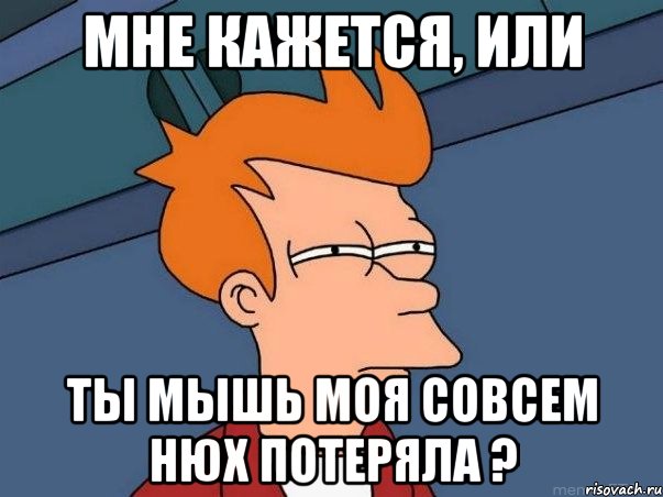 Мне кажется, или Ты мышь моя совсем нюх потеряла ?, Мем  Фрай (мне кажется или)