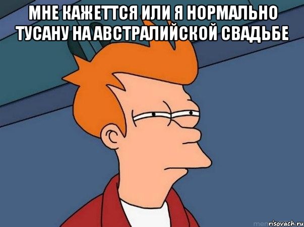 мне кажеттся или я нормально тусану на Австралийской свадьбе , Мем  Фрай (мне кажется или)